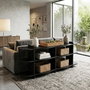 Hanah Home Consola Flusso - Black